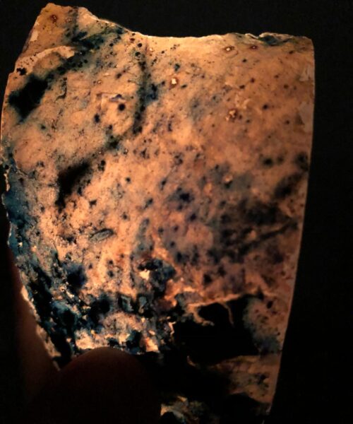 Large Teal Agate End Microcrystalline Quartz Tealight Candle Holder Ornament - Image 15