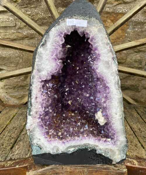 Alternative view of Amethyst Crystal Geode 199 Premium Queen Grade 23.7kg  H42xW25xD21cm