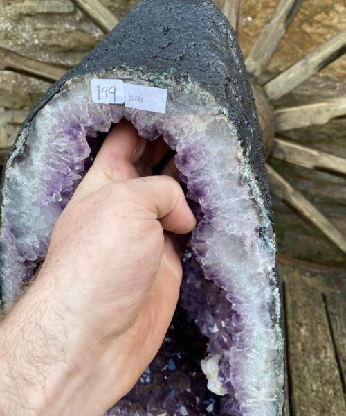 Amethyst Crystal Geode 199 Premium Queen Grade 23.7kg H42xW25xD21cm - Image 8