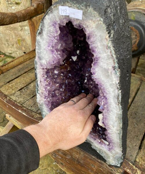 Amethyst Crystal Geode 199 Premium Queen Grade 23.7kg H42xW25xD21cm - Image 9