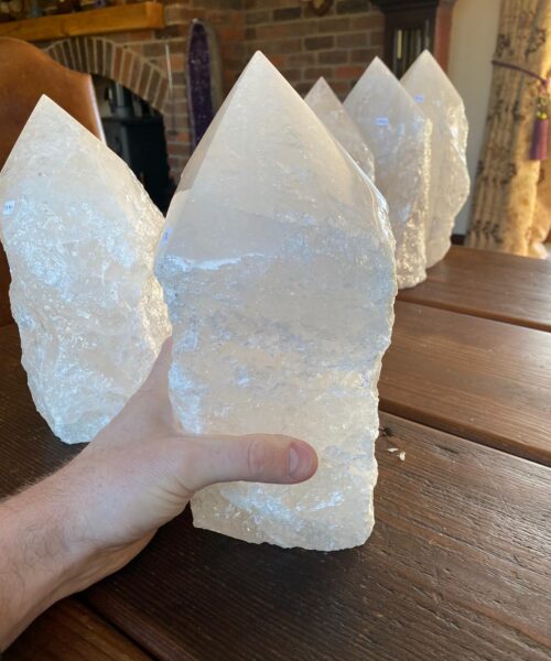 Clear Crystal Quartz Points
