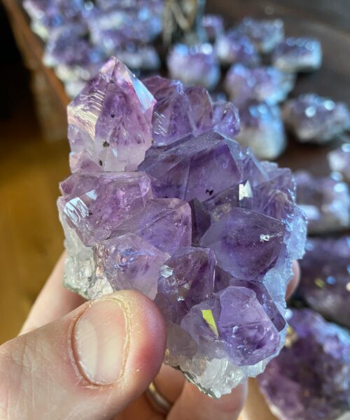 Premium High Grade Amethyst Druzy Cluster Pieces 200g to 300g approx. 8-12cm Picked at Random - Image 11