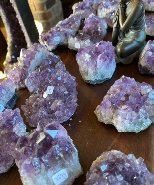 Premium High Grade Amethyst Druzy Cluster Pieces 200g to 300g approx. 8-12cm Picked at Random
