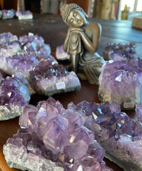Premium High Grade Amethyst Druzy Cluster Pieces 200g to 300g approx. 8-12cm Picked at Random - Image 3
