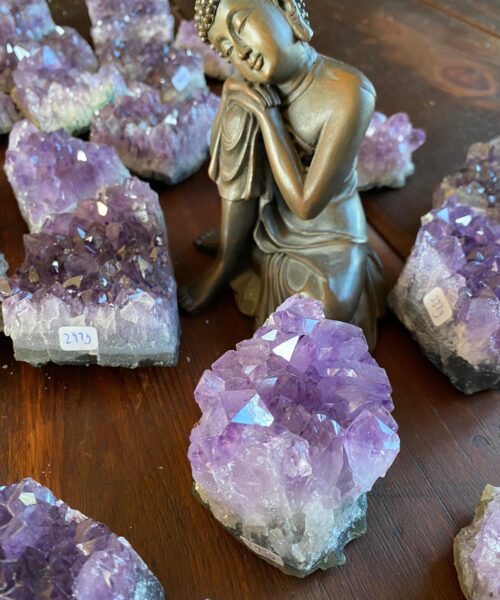 Premium High Grade Amethyst Druzy Cluster Pieces 200g to 300g approx. 8-12cm Picked at Random - Image 4