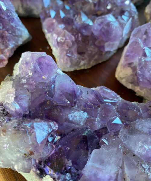 Premium High Grade Amethyst Druzy Cluster Pieces 200g to 300g approx. 8-12cm Picked at Random - Image 5