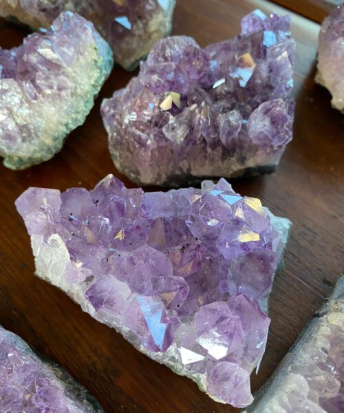 Premium High Grade Amethyst Druzy Cluster Pieces 200g to 300g approx. 8-12cm Picked at Random - Image 7