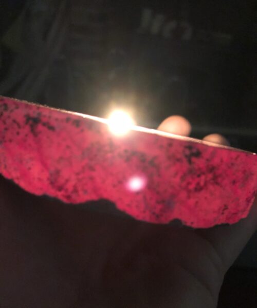Large Pink Agate Slice Microcrystalline Quartz Tealight Candle Holder Ornament Gift - Image 14