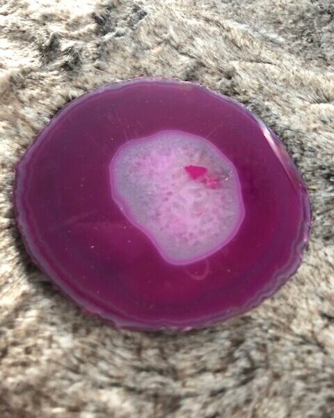 Pink Agate Microcrystalline Quartz Premium Coasters (set of 4) Gift - Image 5