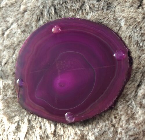 Pink Agate Microcrystalline Quartz Premium Coasters (set of 4) Gift - Image 7
