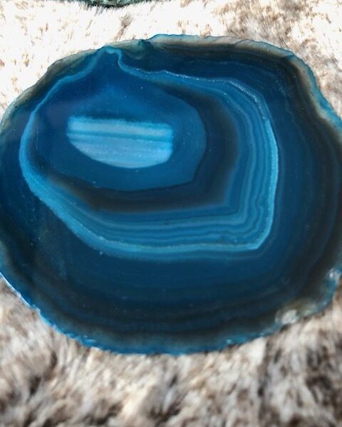 Teal Agate Microcrystalline Quartz Premium Coasters (Set of 4) Gift - Image 15