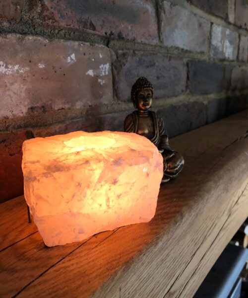 Very Large Rose Quartz Premium Ice Quartz Crystal Candle Tealight Holders - Image 11