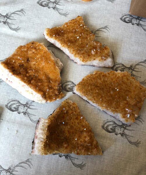 Citrine Druzy Raw Pieces