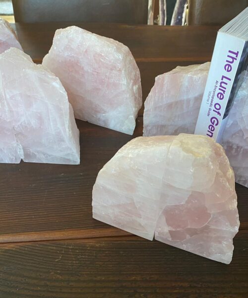HUGE Heavy Giant High Quality Rose Quartz Pink Crystal Quartz Gemstone Natural Bookends Pair Ornament Gift - Image 14