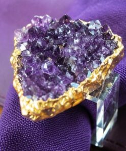 Amethyst Napkin Rings