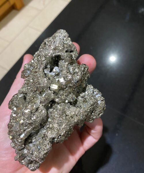 LARGE Pyrite Druzy Piece 3, Premium Grade, High Quality Cluster, Sparkle, Crystal, Gemstone 855g – L12xW9xH9cm - Image 3