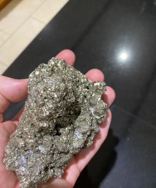 LARGE Pyrite Druzy Piece 3, Premium Grade, High Quality Cluster, Sparkle, Crystal, Gemstone 855g – L12xW9xH9cm - Image 4