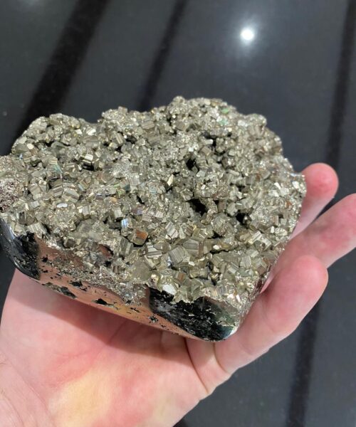 HUGE Pyrite Heart 3, Premium Grade, High Quality, Sparkle, Crystal, Gemstone 2.235kg – H12xW14xD6.5cm - Image 6