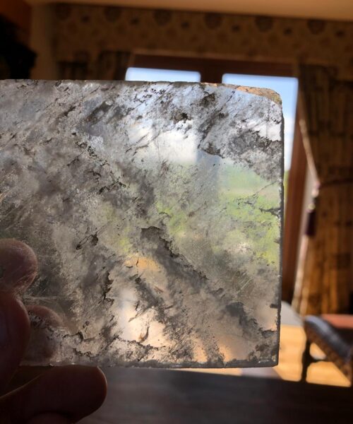 Clear Quartz Premium Coasters Square Shape Natural Edge (set of 4) - Image 5