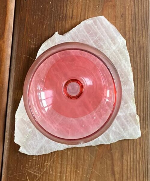 Large Premium Rose Quartz Natural Shape Natural Edge Platter 2 / Cheeseboard / Tray / Sign Board L20xW20xD1cm - 947g - Image 14