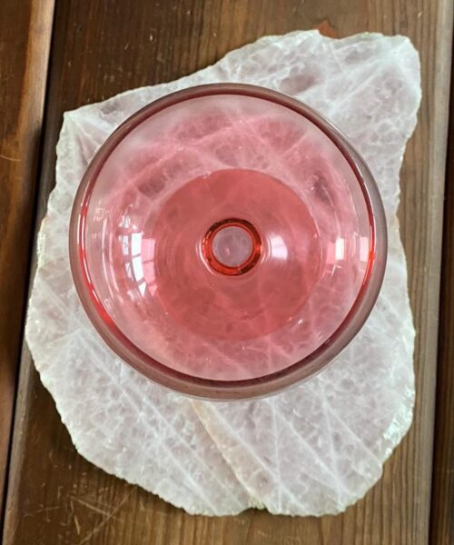Large Premium Rose Quartz Natural Shape Natural Edge Platter 4 / Cheeseboard / Tray / Sign Board L27xW21xD1cm - 1325g - Image 15