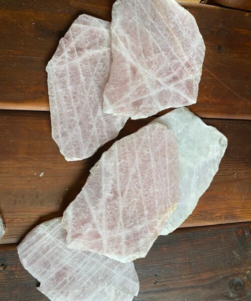 Rose Quartz Natural Edge
