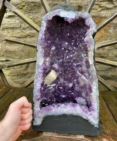 Amethyst Crystal Geode 490 Premium Queen Grade 18.14kg – H41xW24xD21cm - Image 4