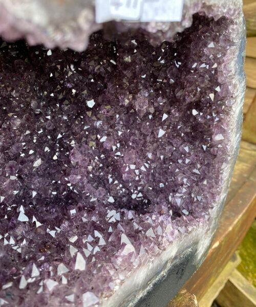 Amethyst Crystal Geode 497 Premium Queen Grade 16.18kg – H22xW32xD18cm - Image 11