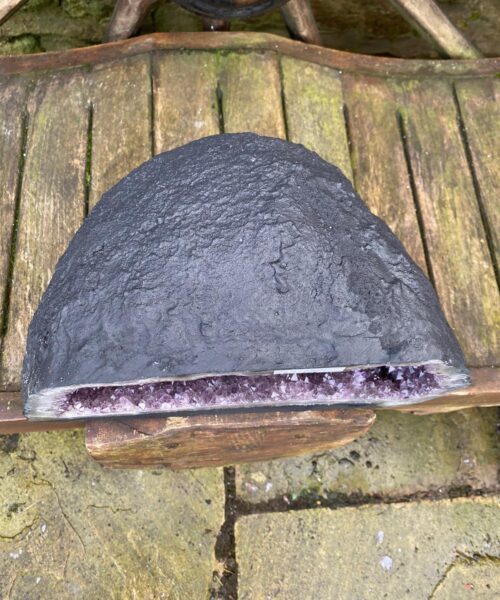 Amethyst Crystal Geode 497 Premium Queen Grade 16.18kg – H22xW32xD18cm - Image 12