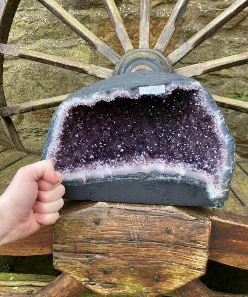 Alternative view of Amethyst Crystal Geode 497 Premium Queen Grade 16.18kg – H22xW32xD18cm