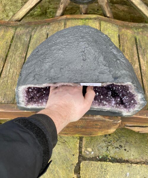 Amethyst Crystal Geode 497 Premium Queen Grade 16.18kg – H22xW32xD18cm - Image 3