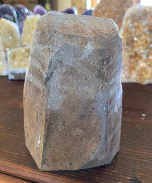 Premium High Grade Citrine Druzy 21 Mini Geode Cluster Piece Cut Base 983g H13.5xW10.5xD7.5cm - Image 4