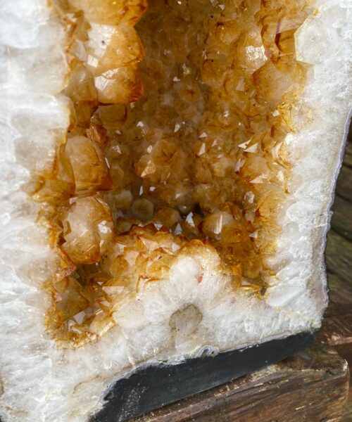 Citrine Geode 247 Crystal Cluster Druzy Premium Grade 16.87kg H38xW20xD18cm - Image 11