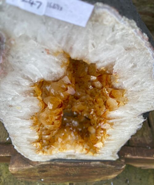 Citrine Geode 247 Crystal Cluster Druzy Premium Grade 16.87kg H38xW20xD18cm - Image 7