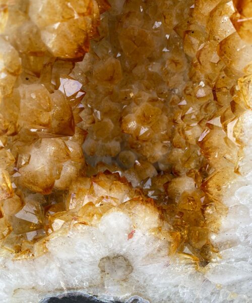 Citrine Geode 247 Crystal Cluster Druzy Premium Grade 16.87kg H38xW20xD18cm - Image 10