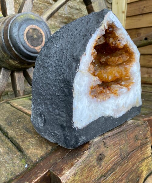 Citrine Geode 250 Crystal Cluster Druzy Premium Grade 15.68kg H23xW24xD22cm - Image 4