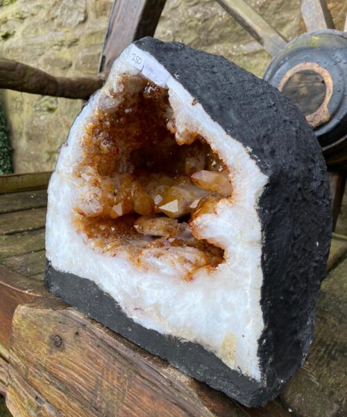 Citrine Geode 250 Crystal Cluster Druzy Premium Grade 15.68kg H23xW24xD22cm - Image 5
