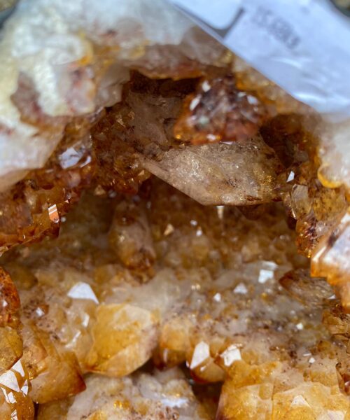 Citrine Geode 250 Crystal Cluster Druzy Premium Grade 15.68kg H23xW24xD22cm - Image 6