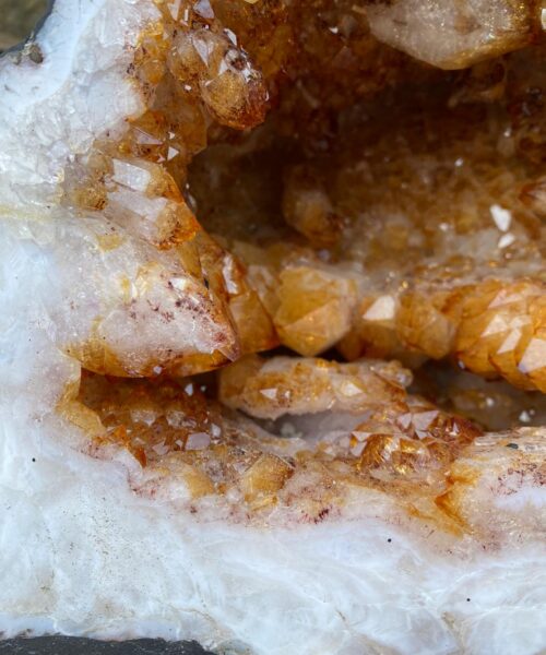 Citrine Geode 250 Crystal Cluster Druzy Premium Grade 15.68kg H23xW24xD22cm - Image 10