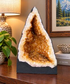 Citrine Geode 252 Crystal Cluster Druzy Premium Grade 18.37kg H38xW25xD22cm