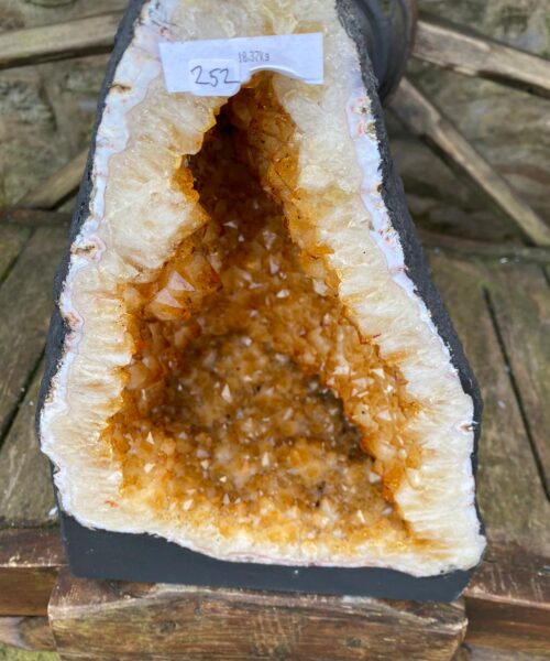 Citrine Geode 252 Crystal Cluster Druzy Premium Grade 18.37kg H38xW25xD22cm - Image 3