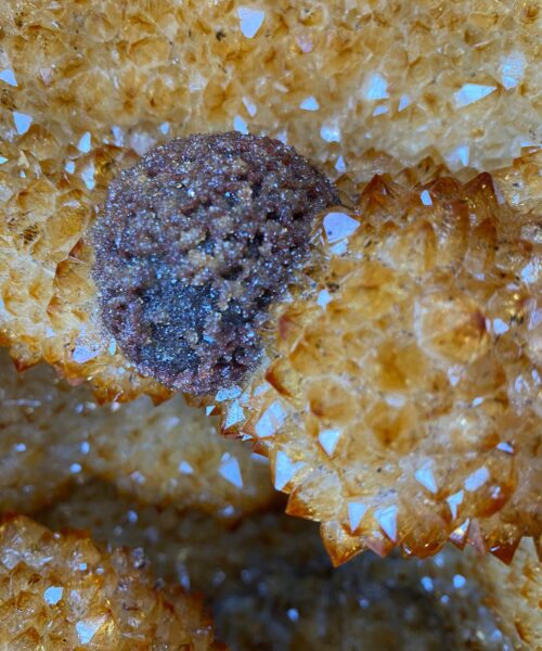 Tall Citrine Geode 259 Crystal Cluster Druzy Premium Grade 18.73kg H47xW21xD18cm - Image 10