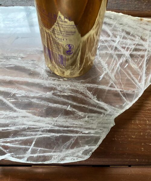 Large Premium Clear Quartz Natural Shape Natural Edge Platter 2 / Cheeseboard / Tray / Sign Board L30xW25xD1cm - 1355g - Image 10