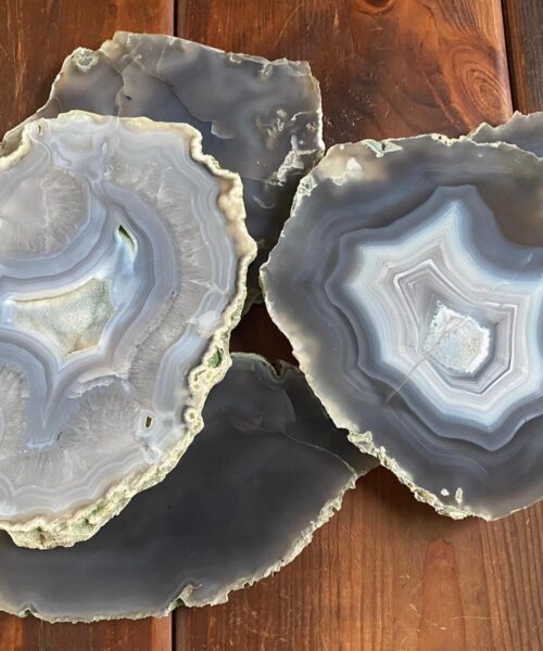 Grey Agate Natural Edge