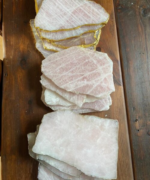 Rose Quartz Platters