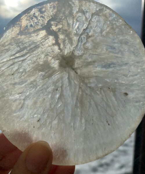 White Agate Premium Microcrystalline Quartz Coasters Circle Shape Natural Edge (set of 4) Gift - Image 9