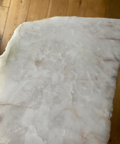 Large Premium White Quartz Natural Shape Natural Edge Platter 1 / Cheeseboard / Tray / Sign Board L32xW22xD1cm - 1466g - Image 15