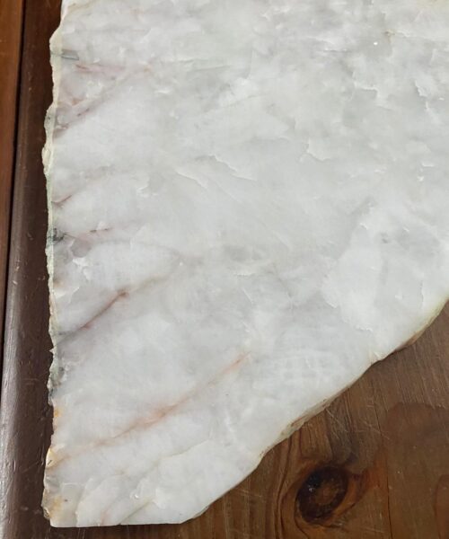 Large Premium White Quartz Natural Shape Natural Edge Platter 2 / Cheeseboard / Tray / Sign Board L33xW20xD1cm - 1495g - Image 3