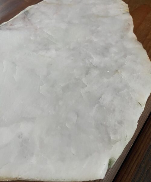 Large Premium White Quartz Natural Shape Natural Edge Platter 2 / Cheeseboard / Tray / Sign Board L33xW20xD1cm - 1495g - Image 4