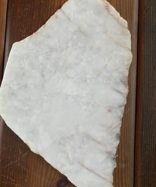 Large Premium White Quartz Natural Shape Natural Edge Platter 2 / Cheeseboard / Tray / Sign Board L33xW20xD1cm - 1495g - Image 6